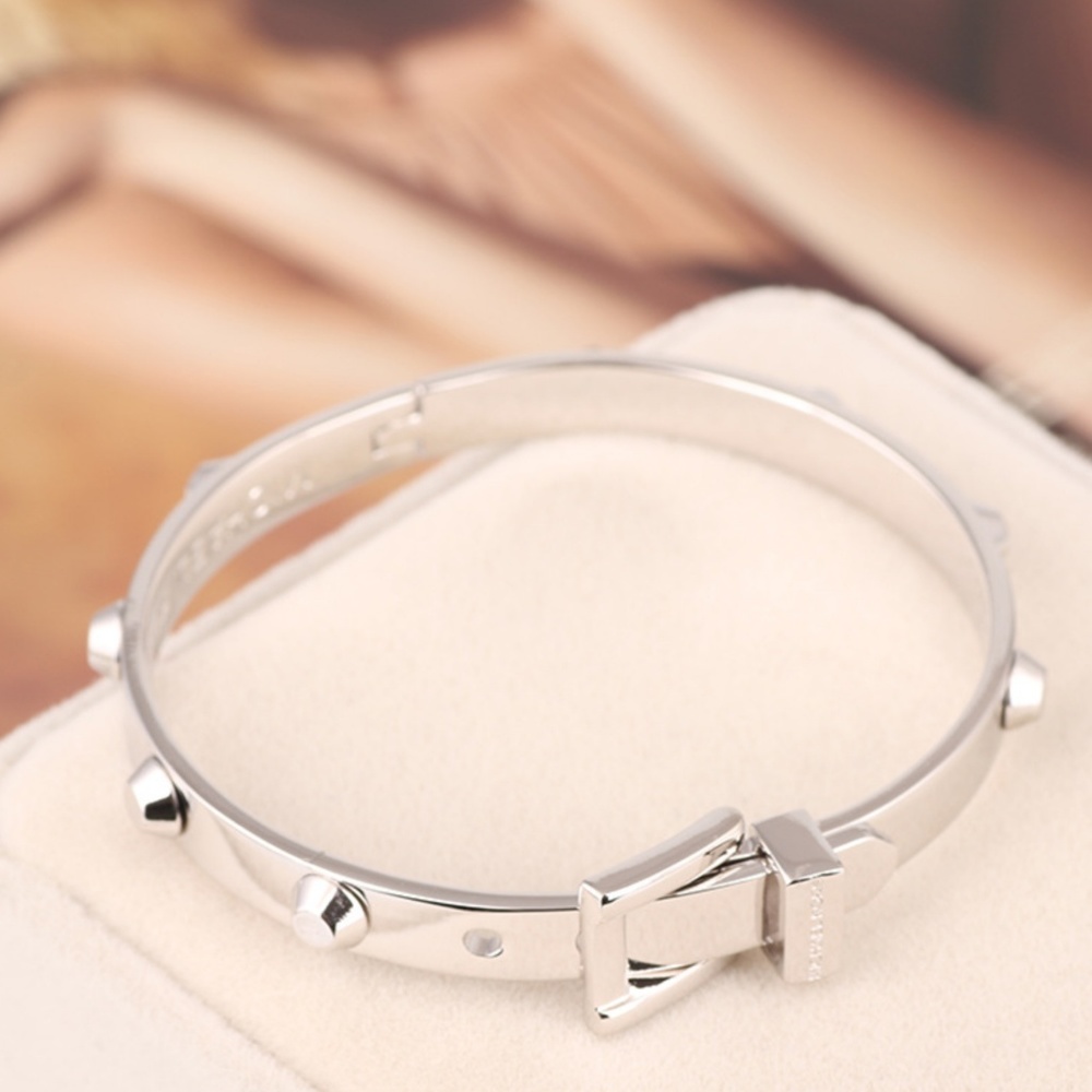 Last one! Michael Kors Stud Belt Buckle Bangle - Picture 2 of 5